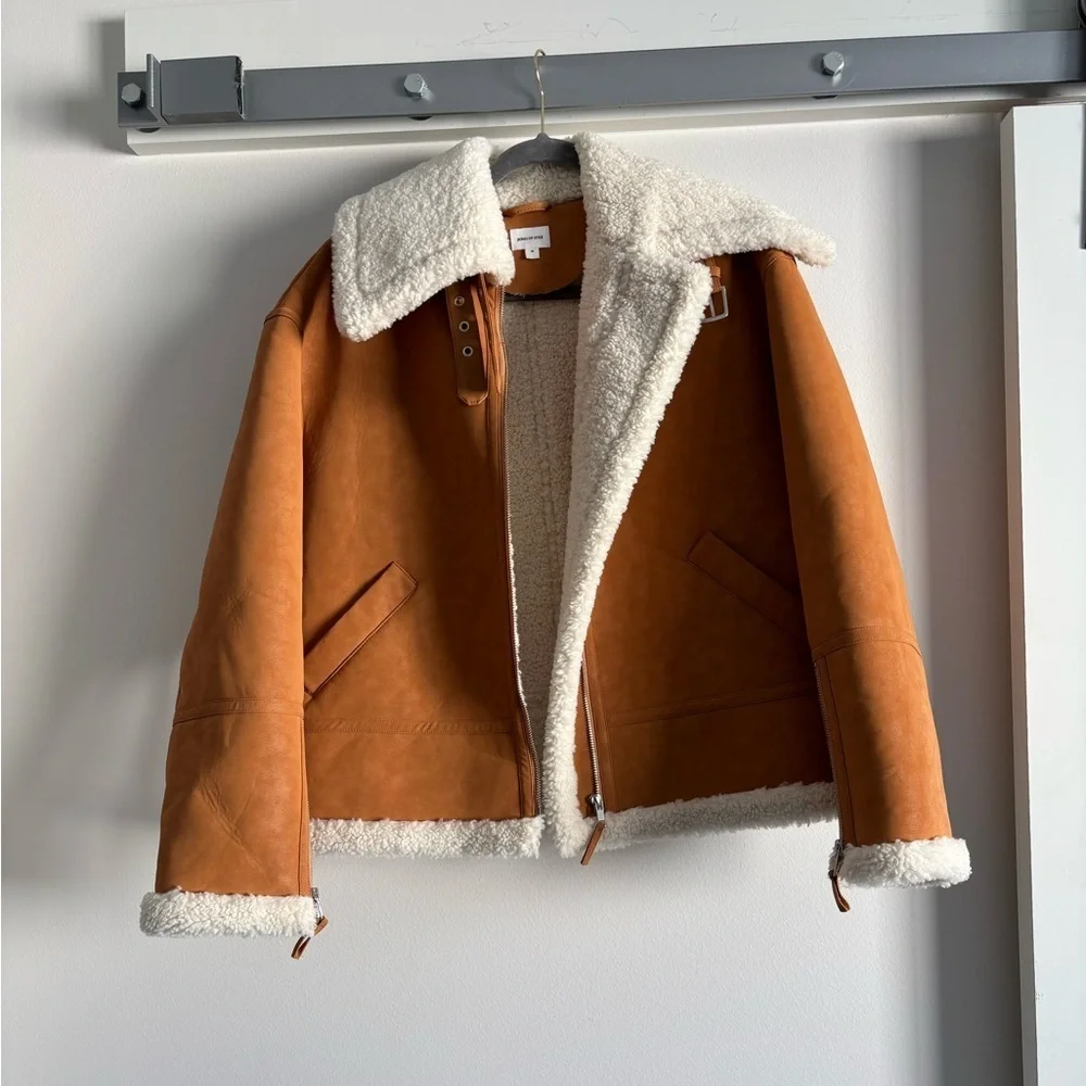 Song of Style Luco Jacket in Brown size medium
